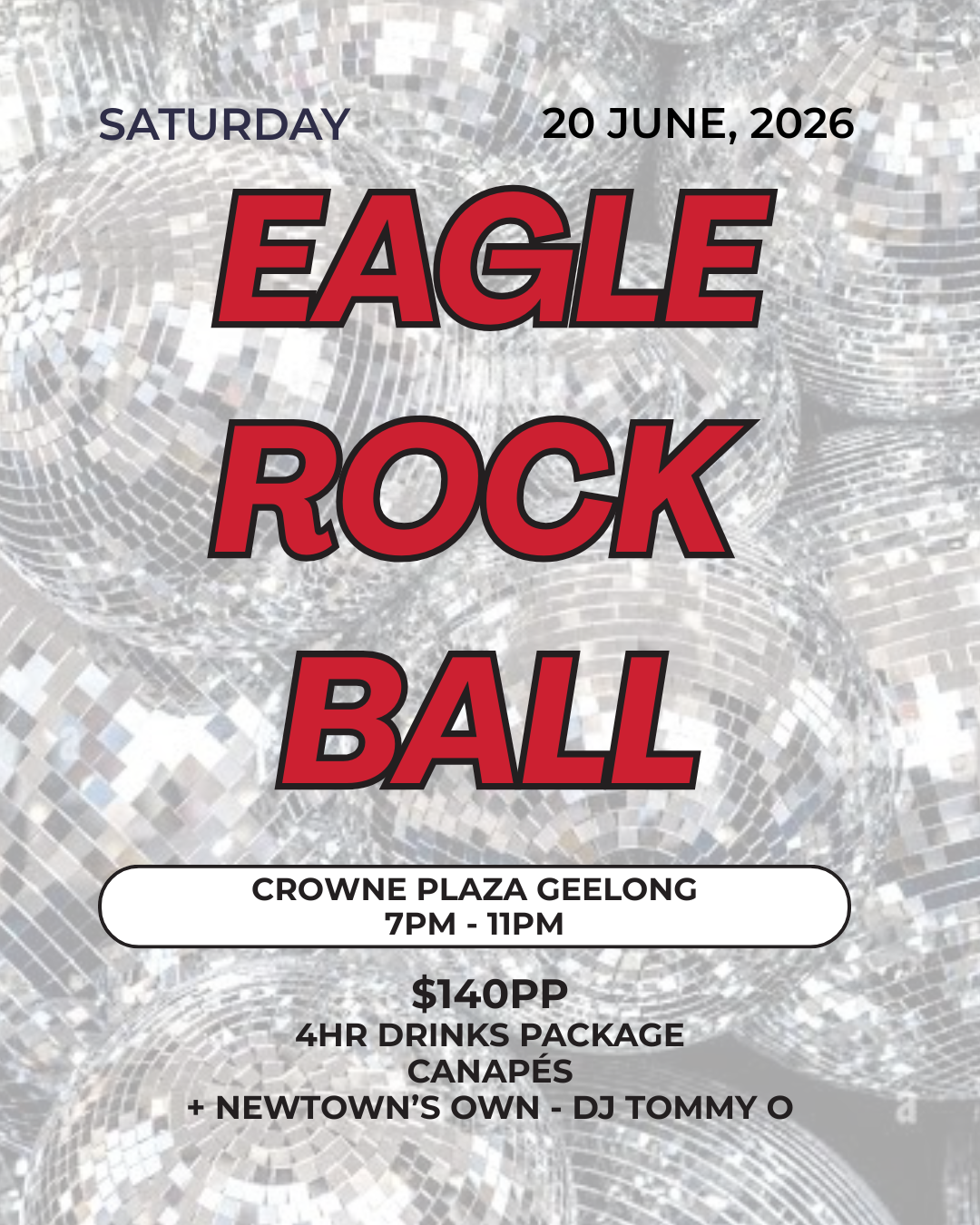 2026 EAGLE ROCK BALL 🪩