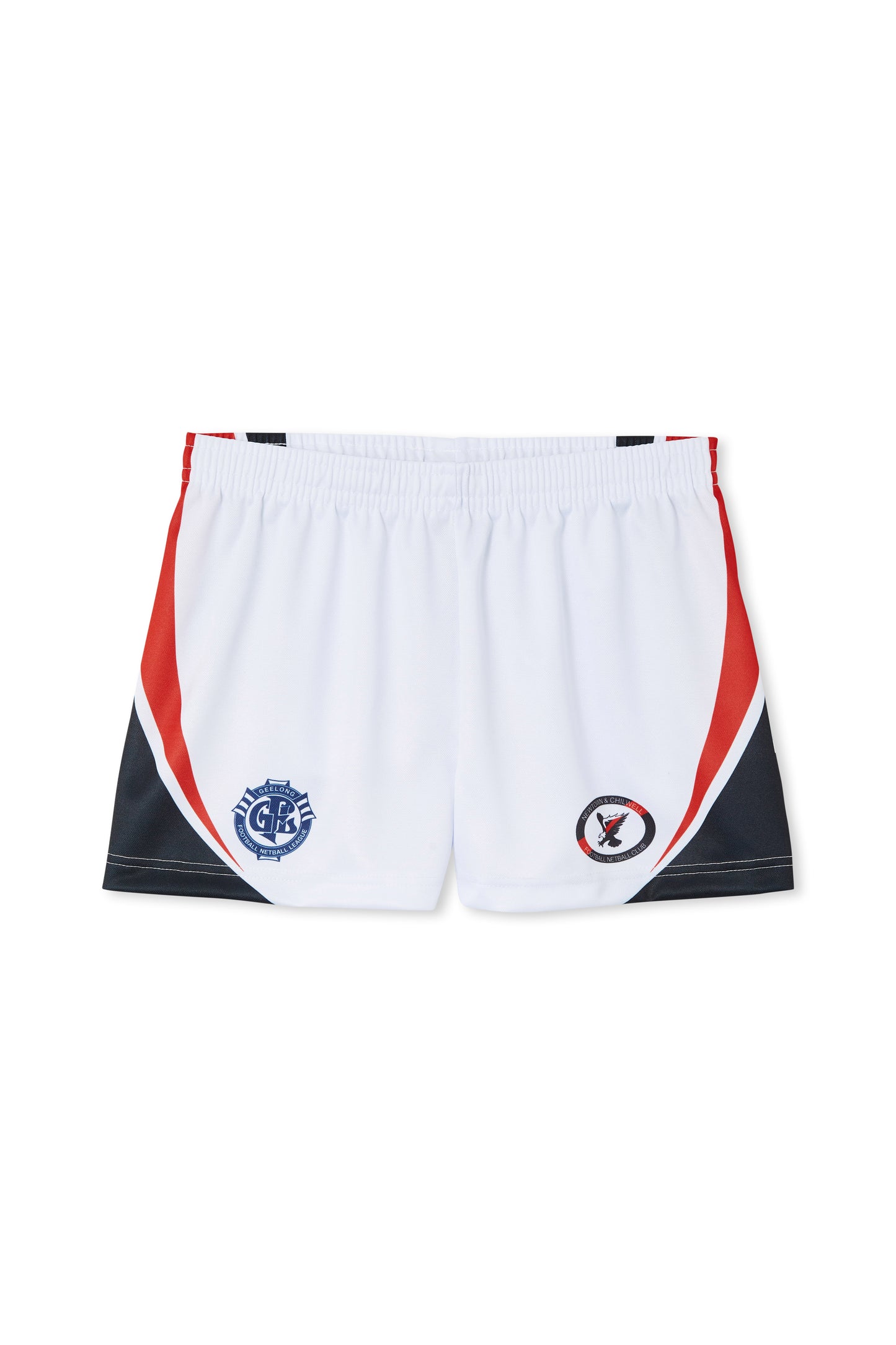 GAMEDAY SHORTS WHITE- SNR & under 16/18