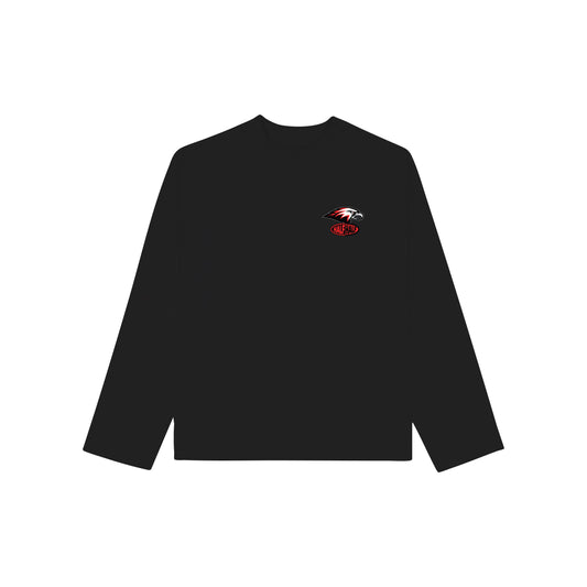 Half Half Long Sleeve T-shirt
