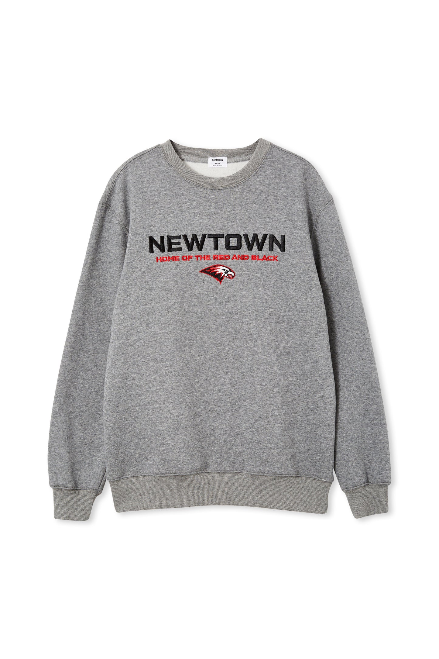 SWEATSHIRT CREW NEWTOWN - GREY