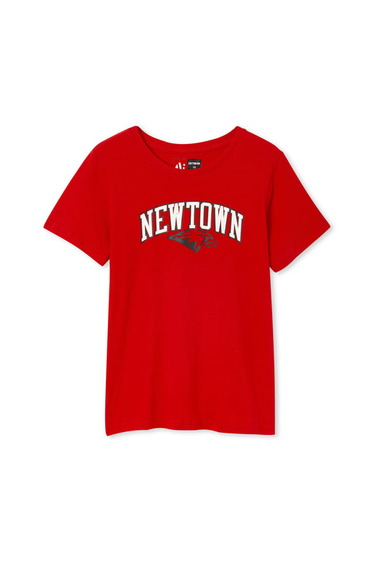 T-SHIRT NEWTOWN RED JNR