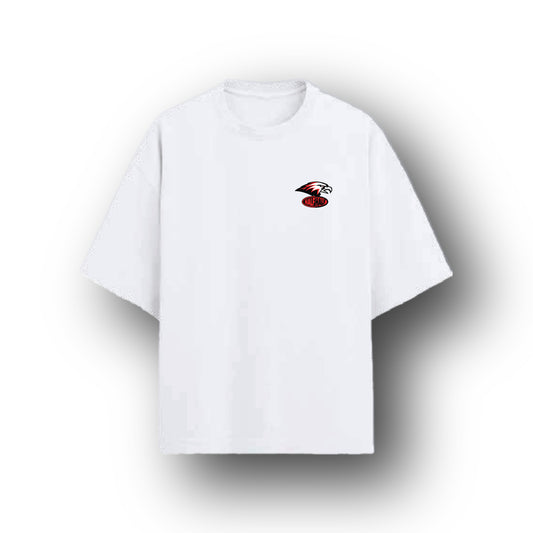 Half Half Short Sleeve T-shirt - Heavy Weight/Oversized